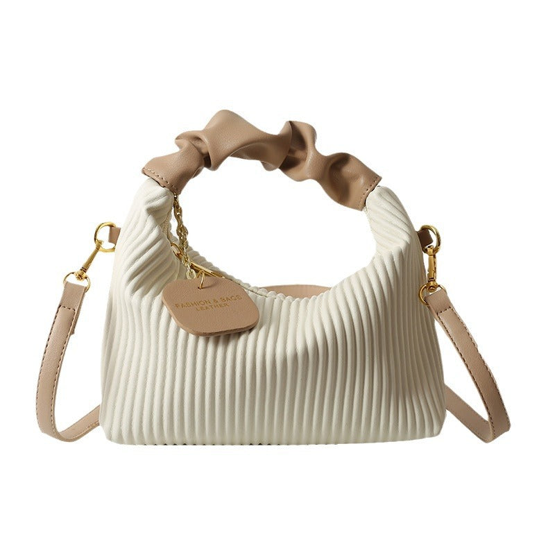 Dames Elegante Schoudertas met Geplooid Design | Lijanji