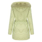 Dames Warme Gewatteerde Winterjas met Afneembare Capuchon | Bethel