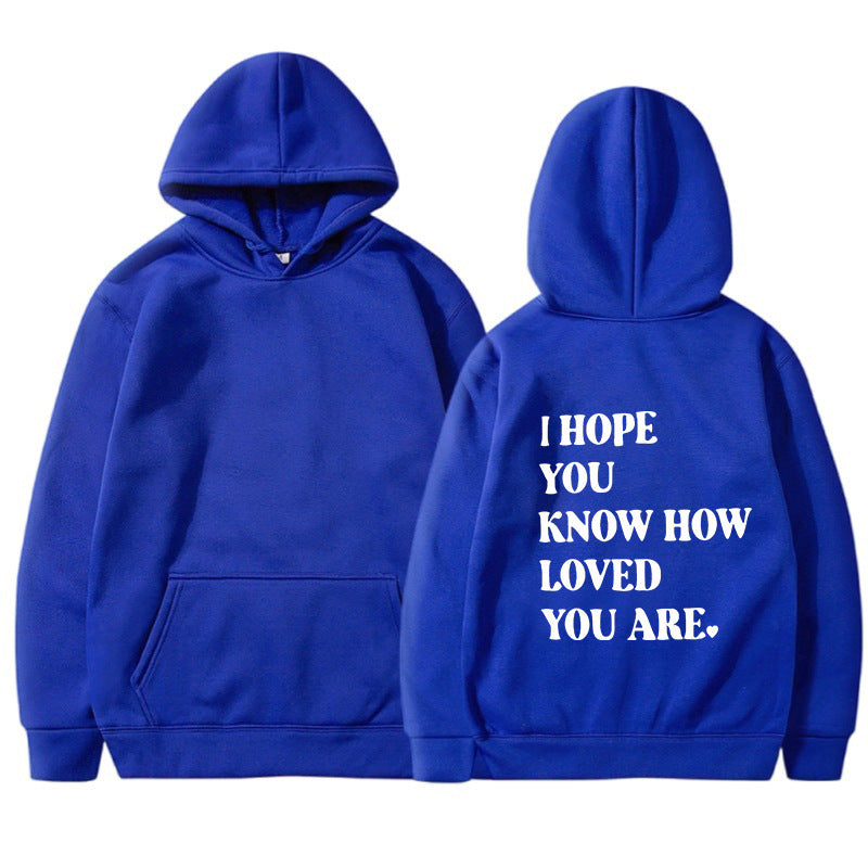 Dames Trendy Hoodie met Self Love Text Print | Soldana