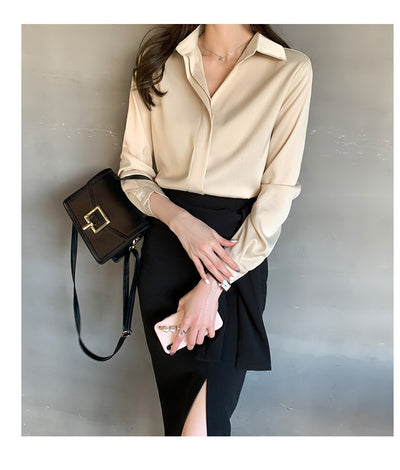 Dames Elegante Stijlvolle Veelzijdige Blouse | Hally