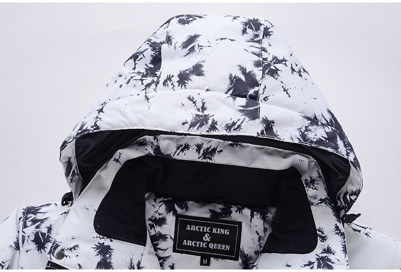 Dames Waterdichte Warme Trendy Ski Overall Set met Print | Vessa