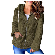 Dames Elegante Fleece Hoodie met Rits en Zakken | Sephora