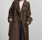 Dames Trendy Elegante Lange Overjas | Boleo