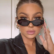 Dames Hoekige Cat Eye Zonnebril met Statement Pootjes | Luasa