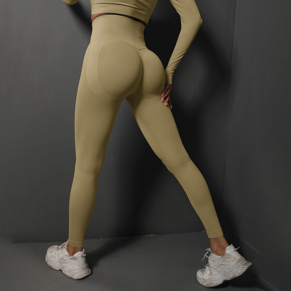 Dames Naadloze Hoge Taille Sportlegging | Amely