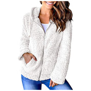 Dames Elegante Fleece Hoodie met Rits en Zakken | Sephora