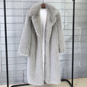 Dames Trendy Volume Elegante Stijlvolle Faux Fur Jas | Bashley