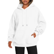 Dames Casual Ruimvallende Comfortabele Hoodie met Capuchon | Sarelia
