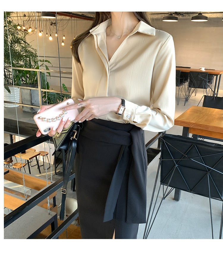 Dames Elegante Stijlvolle Veelzijdige Blouse | Hally