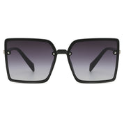 Dames Statement Retro Grote Vierkante Zonnebril | Mahalia