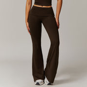 Dames Comfortabele Flared Yoga Sport Broek met Hoge Taille | Aileen