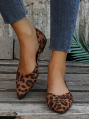 Dames Elegante Trendy Panterprint Flats Ballerina's | Endolisa