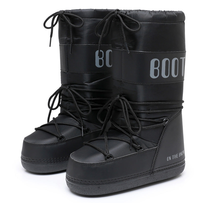 Dames Trendy Comfortabele Hoge Gewatteerde Waterdichte Snowboots | Equaline