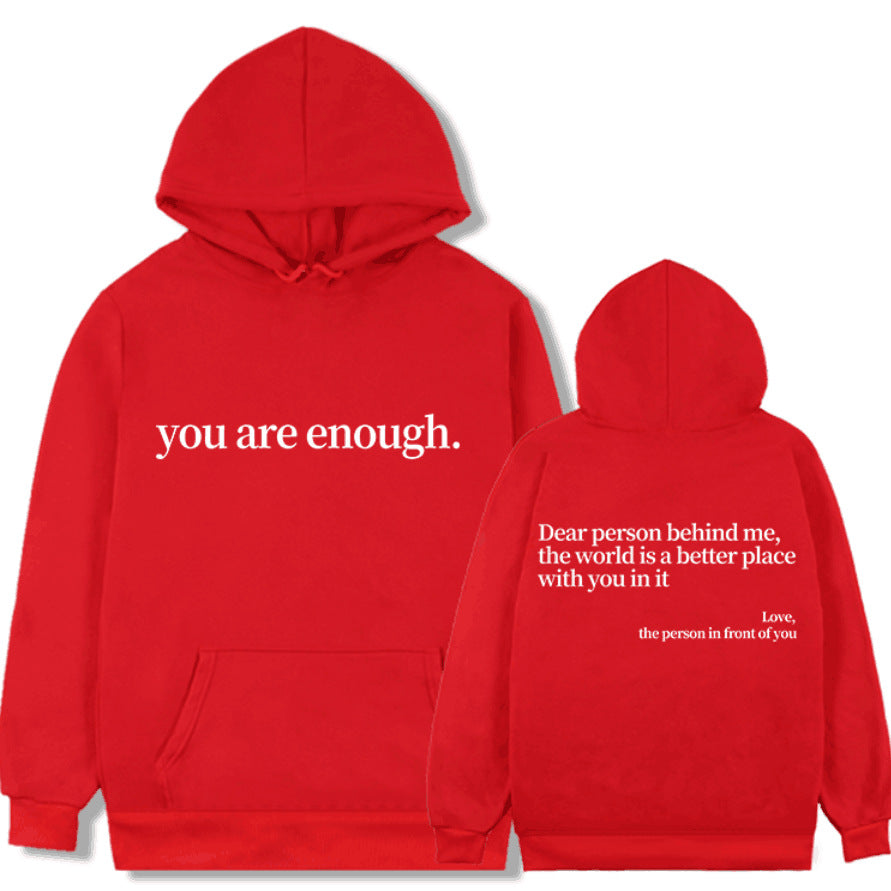 Dames Oversized Hoodie met Inspirerende Statement Tekst | Salvania