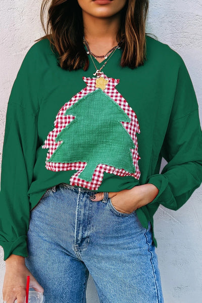 Dames Gekke Kerst Trui met Denneboom Artwork | Seloria