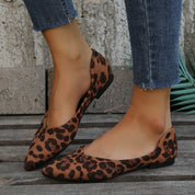 Dames Elegante Trendy Panterprint Flats Ballerina's | Endolisa