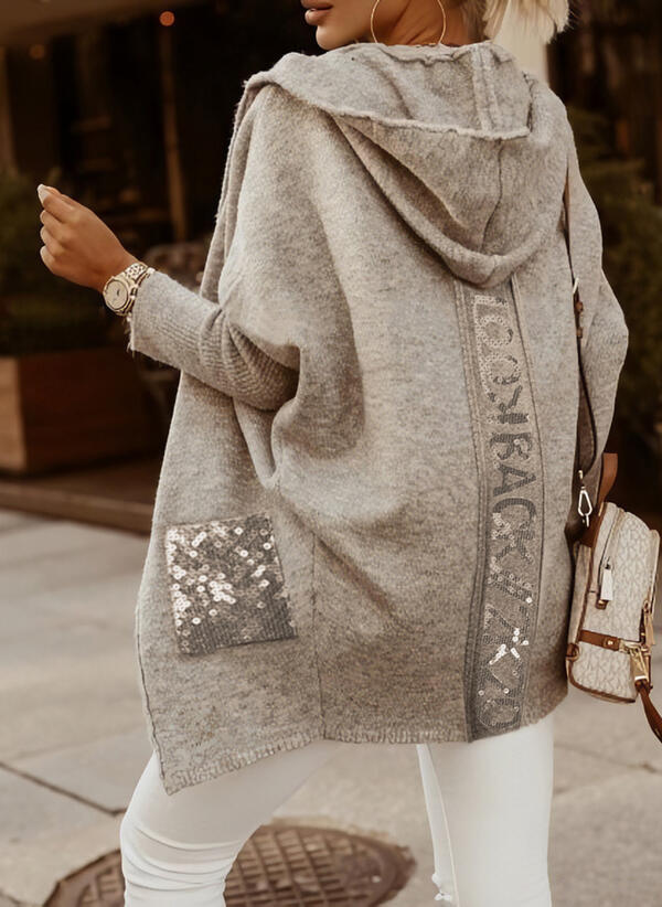 Dames Casual Jas-Vest met Capuchon en Print | Ramona