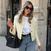 Dames Stijlvolle Trendy Korte Voorjaars Dames Jas | Bayke