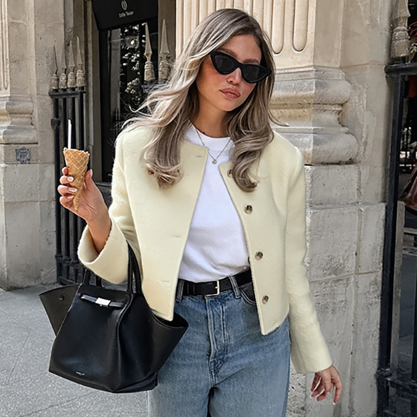 Dames Stijlvolle Trendy Korte Voorjaars Dames Jas | Bayke