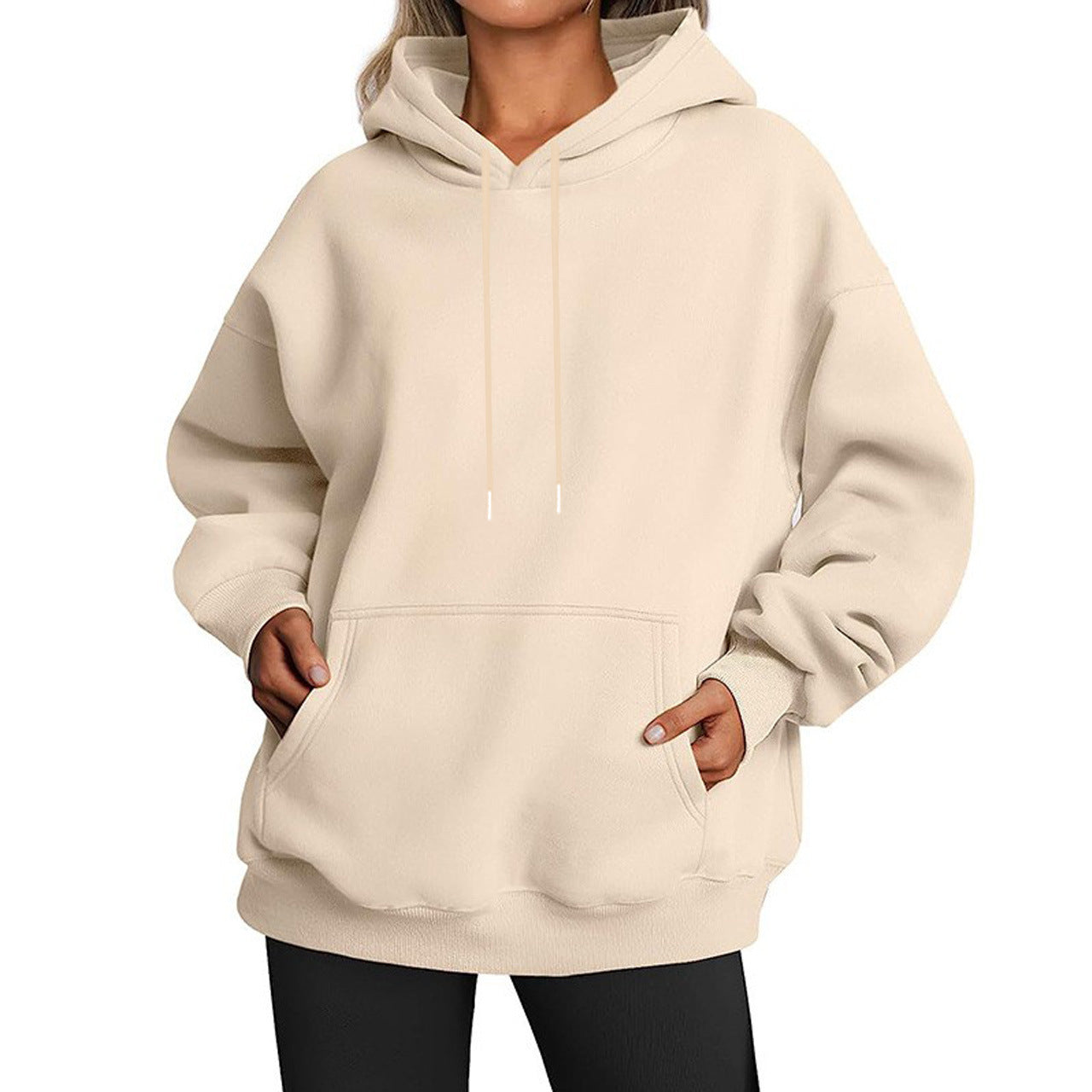 Dames Casual Ruimvallende Comfortabele Hoodie met Capuchon | Sarelia