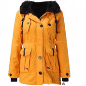 Dames Winterjas Waterdicht – Gewatteerde Jas met Capuchon en Luxe Bontkraag | Balletta