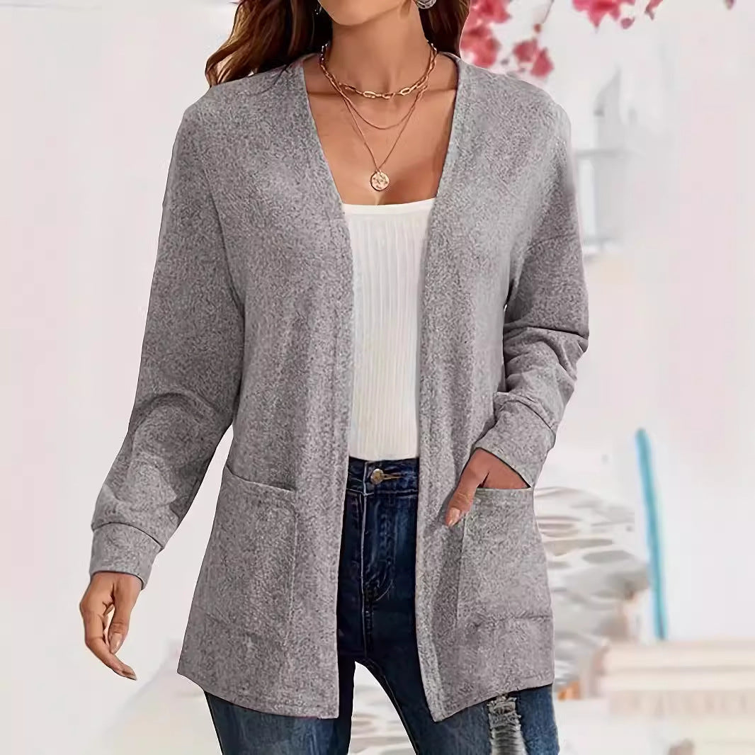 Dames Elegant Vest met Zakken | Ravina