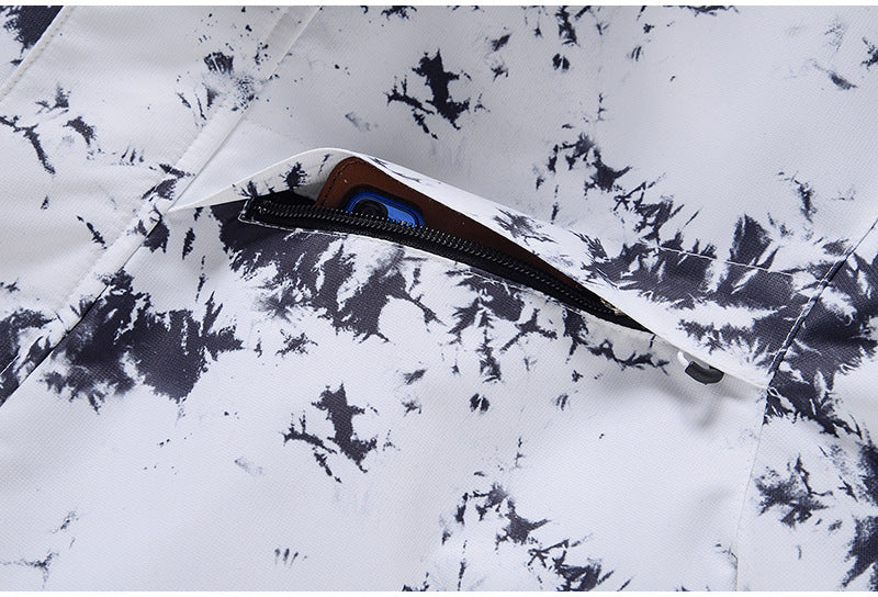 Dames Waterdichte Warme Trendy Ski Overall Set met Print | Vessa