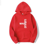 Dames Trendy Warme Hoodie met Statement Text Print | Salonne