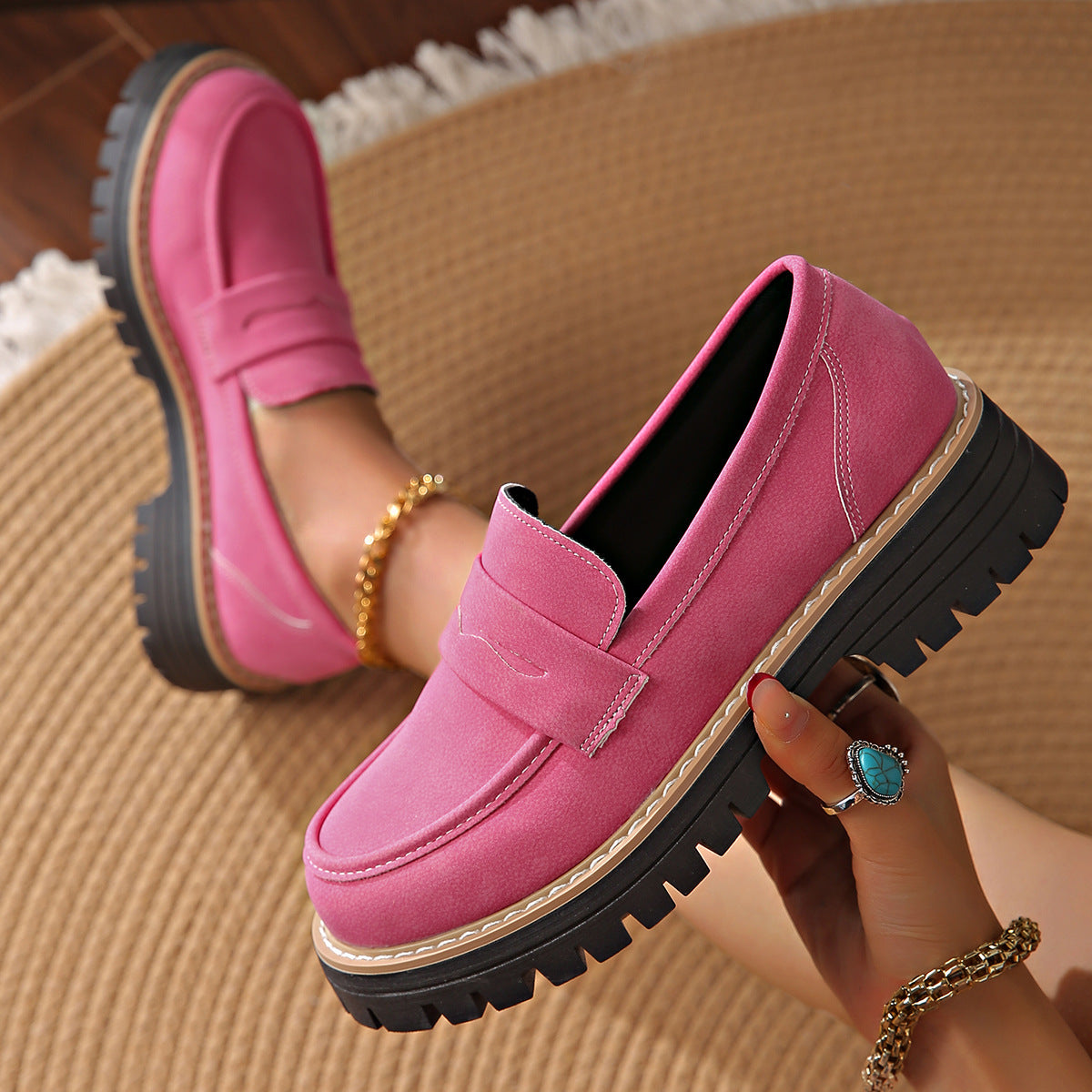 Dames Trendy Modieuze Orthopedische Dames Instap Loafer | Eliah