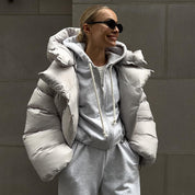 Dames Stijlvolle Moderne Korte Puffer Jas | Brynn