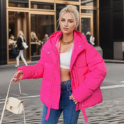 Dames Elegante Trendy Gewatteerde Puffer Jas met Capuchon en Zakken | Belody