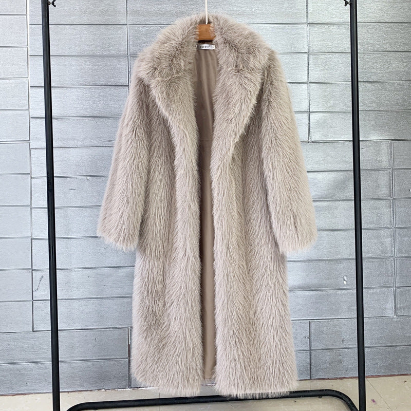 Dames Trendy Volume Elegante Stijlvolle Faux Fur Jas | Bashley