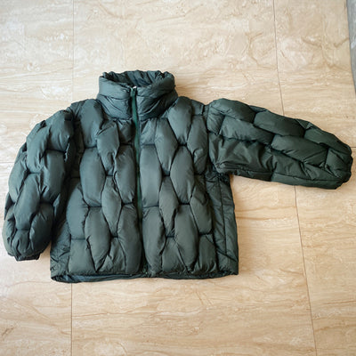 Dames Oversized Pufferjas met Gevlochten Patroon | Betsie