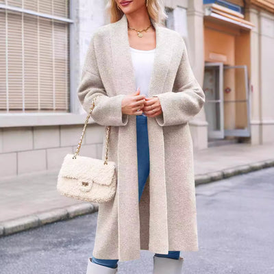 Dames Elegante Lange Vest Jas | Reilani