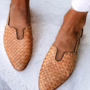 Dames Trendy Gevlochten Instappers | Elyssa