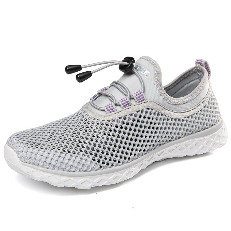 Dames Ademende Comfort Sneaker met Orthopedische Zool | Eladina