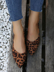 Dames Elegante Trendy Panterprint Flats Ballerina's | Endolisa