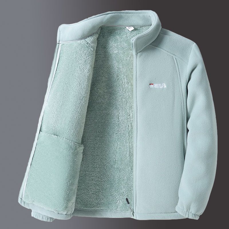 Dames Warme Zachte Fleece Jas met Opstaande Kraag en Rits | Beata