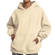 Dames Casual Oversized hoodie met Kangaroo Zakken | Sarona