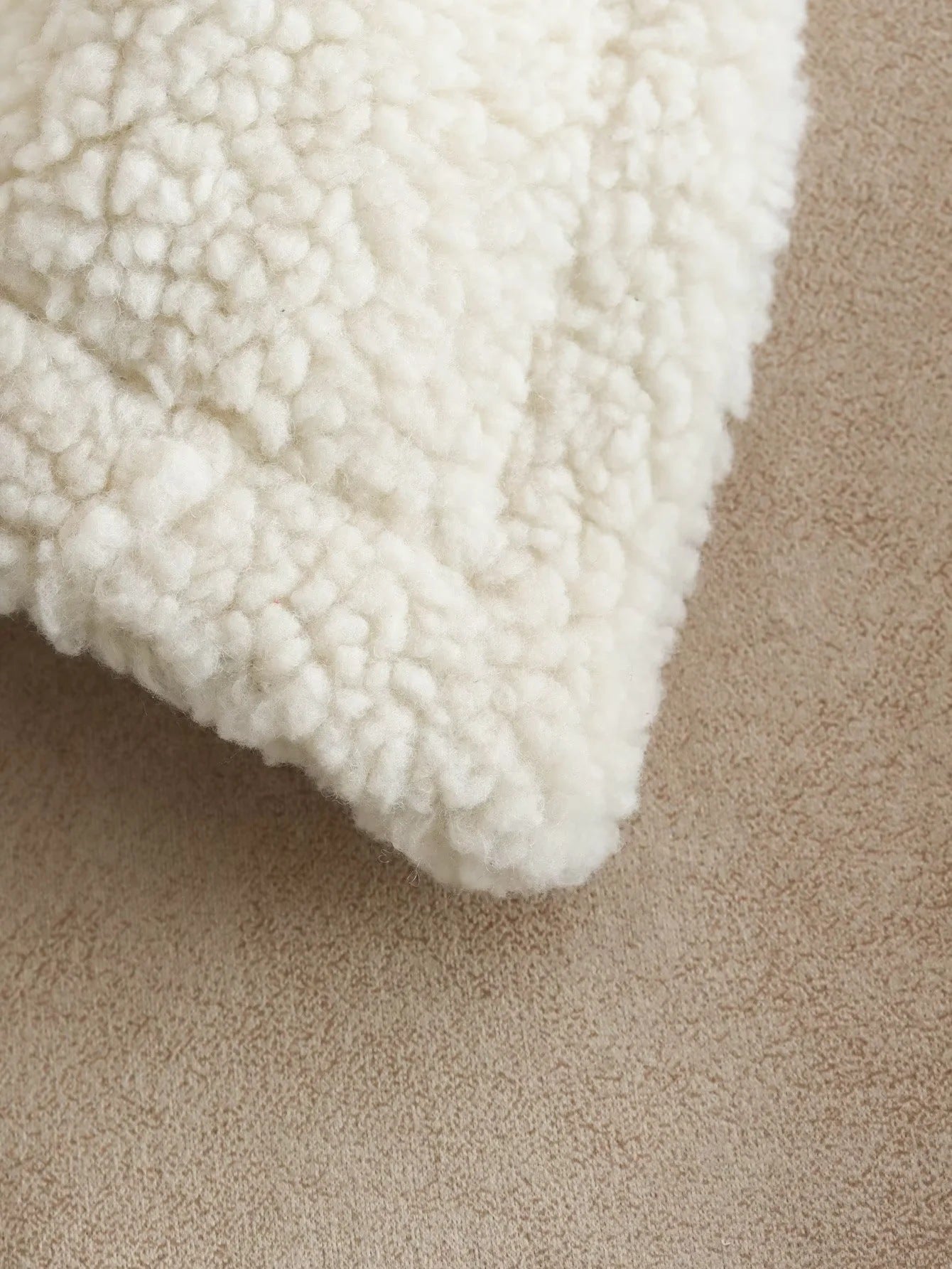 Dames Trendy Zachte Teddy Bodywarmer met Aviator Details | Blanesh