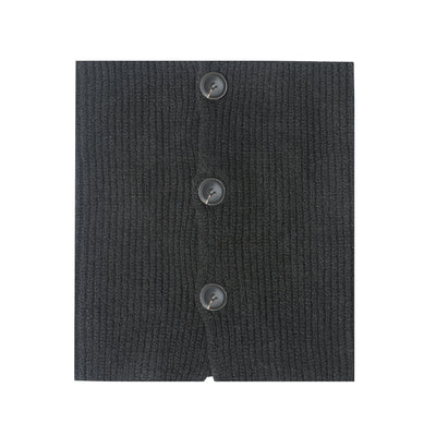 Dames Eigentijdse Warme Gebreide Col Sjaal met Knopen | Laverne