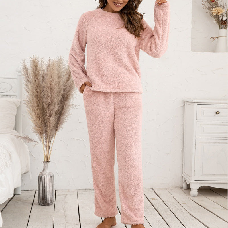 Dames Comfy Lounge Huispak van Zachte Pluche Stof | Detalina
