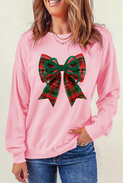 Dames Funky Warme Kerst Trui met Kerst Strik | Saphira