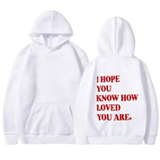 Dames Trendy Hoodie met Self Love Text Print | Soldana