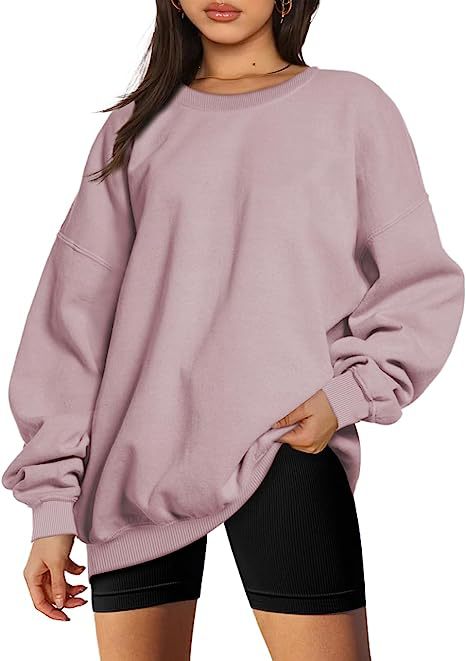 Dames Stijlvolle Basic Oversized Ronde Hals Trui | Sari
