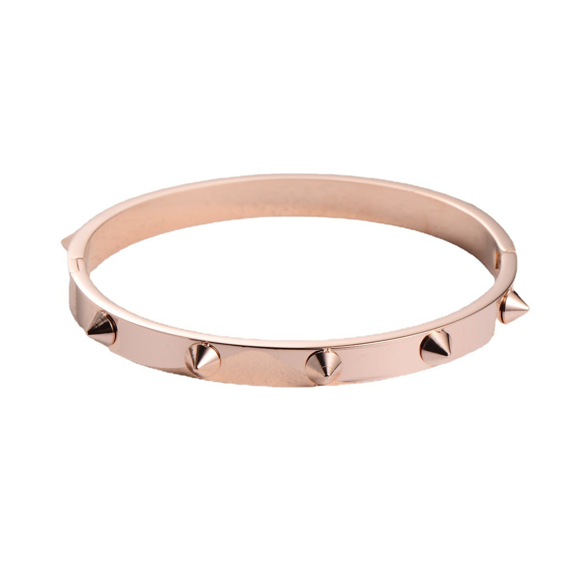 Dames Roestvrij Stalen RVS Armband met Studs | Lenny