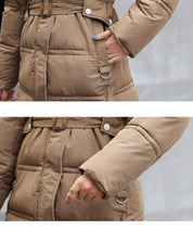 Dames Stijlvolle Lange Puffer Jas | Blosh