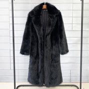 Dames Trendy Volume Elegante Stijlvolle Faux Fur Jas | Bashley
