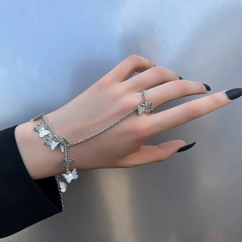 Dames Vlinder Ring & Armband Set met Ketting | Lianae