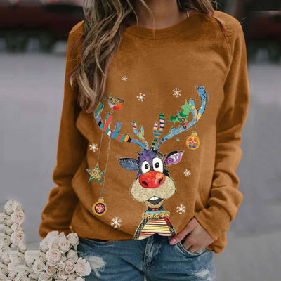 Dames Kerst Crewneck Sweater | Seraphine